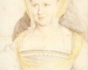 小汉斯荷尔拜因 - Portrait of Lady Mary Guildford